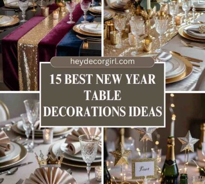 New Year Table Decorations Ideas