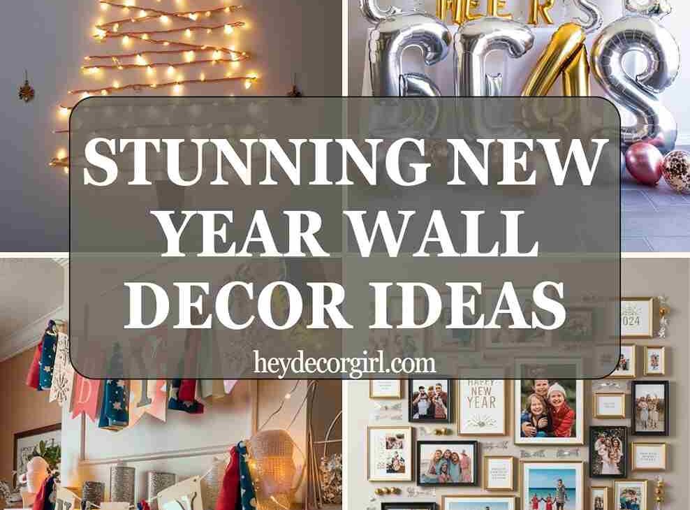 New Year Wall Decor Ideas