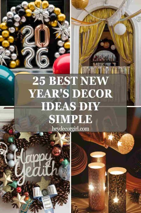 New Year's Decor Ideas DIY Simple