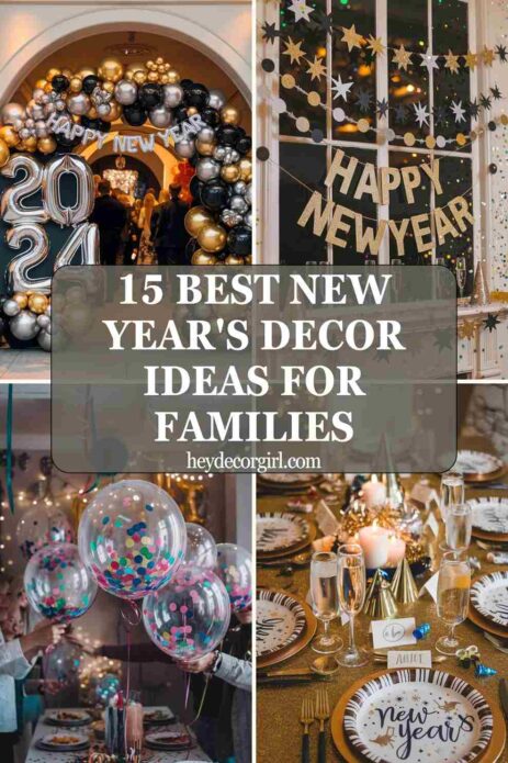 New Year's Decor Ideas for Families