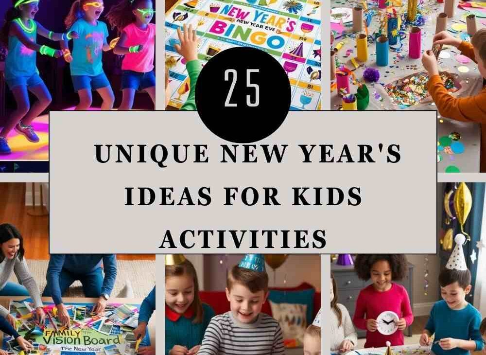 New Year's Ideas For Kids Activities