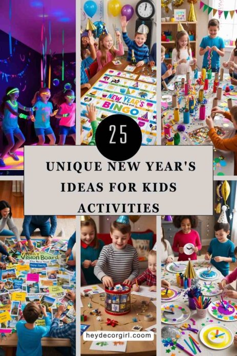 New Year's Ideas For Kids Activities