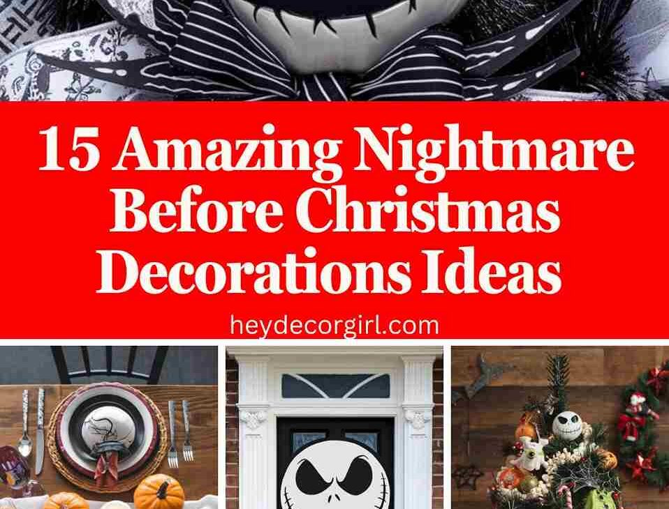 Nightmare Before Christmas Decorations​ Ideas