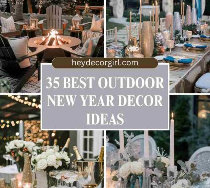 Outdoor New Year Decor Ideas