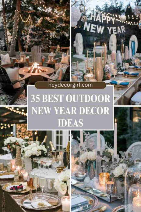 Outdoor New Year Decor Ideas