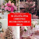 Pink Christmas Decorations Ideas