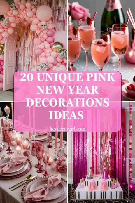 Pink New Year Decorations​ Ideas 