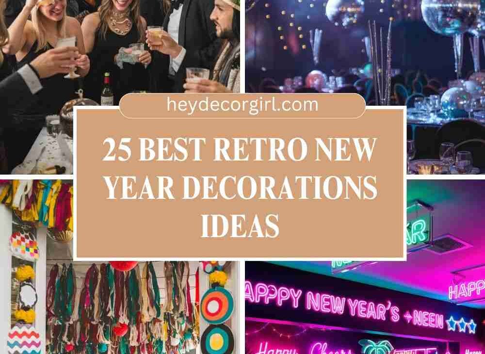 Retro New Year Decorations Ideas