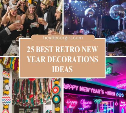 Retro New Year Decorations Ideas