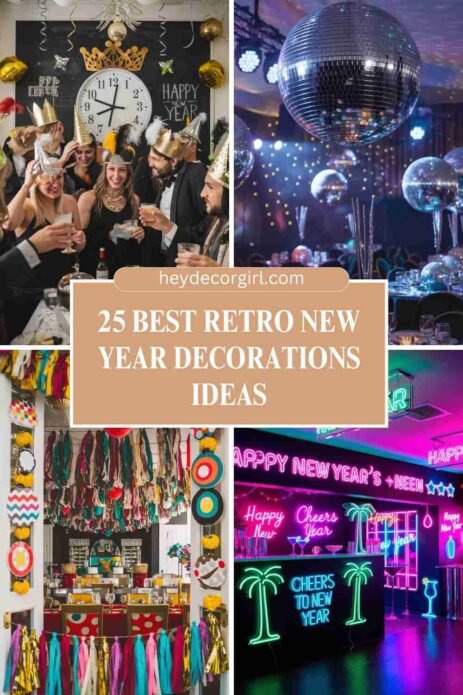 Retro New Year Decorations Ideas