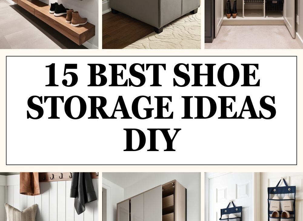 Shoe Storage Ideas DIY