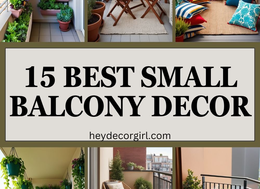 Small Balcony Decor