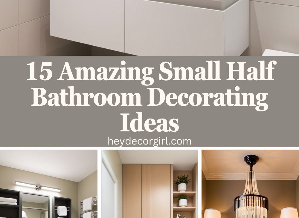 Small Half Bathroom Decorating Ideas