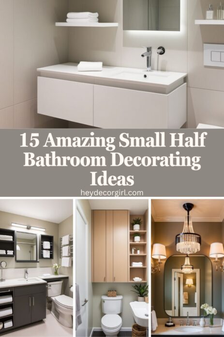 Small Half Bathroom Decorating Ideas