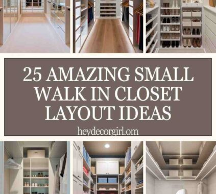 Small Walk In Closet Layout​ Ideas