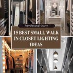 Small Walk In Closet Lighting Ideas