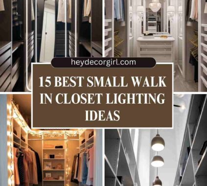 Small Walk In Closet Lighting Ideas