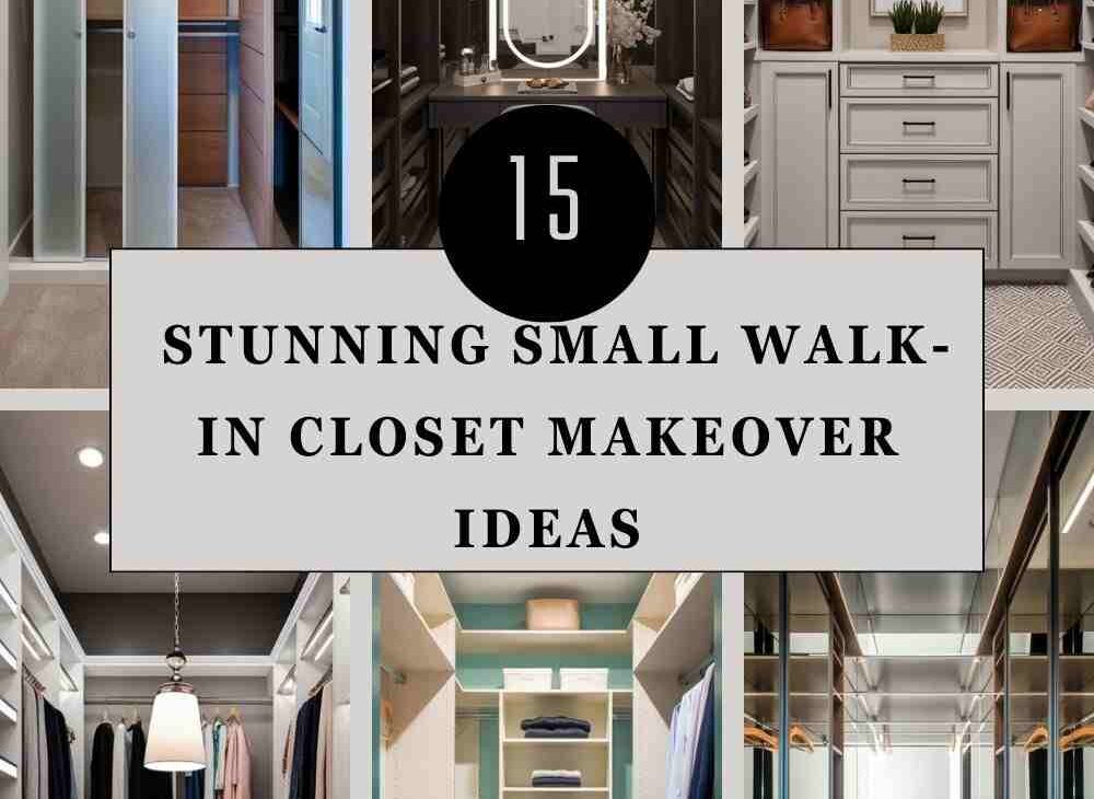 Small Walk-In Closet Makeover Ideas