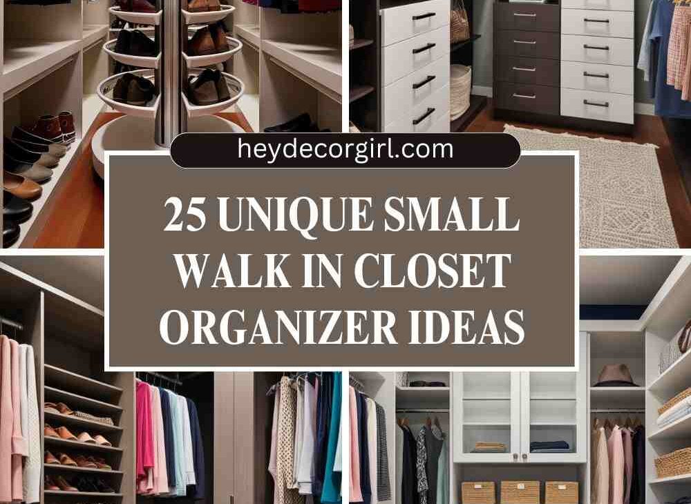 Small Walk In Closet Organizer