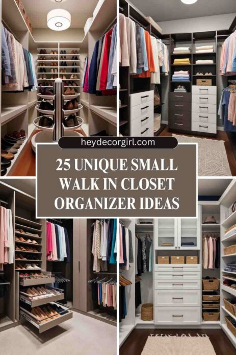 Small Walk In Closet Organizer