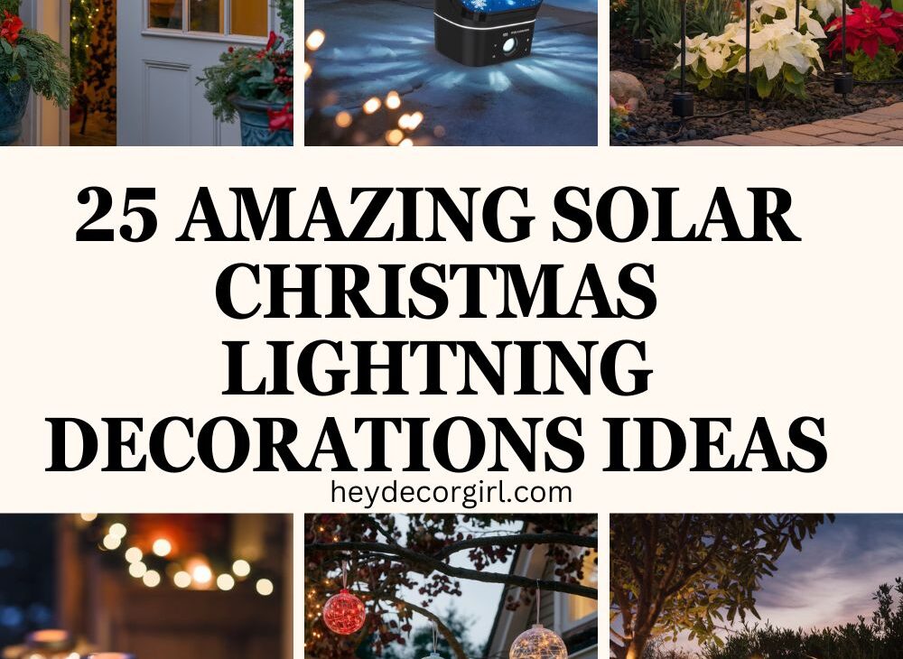 Solar Christmas Lightning Decorations​ Ideas