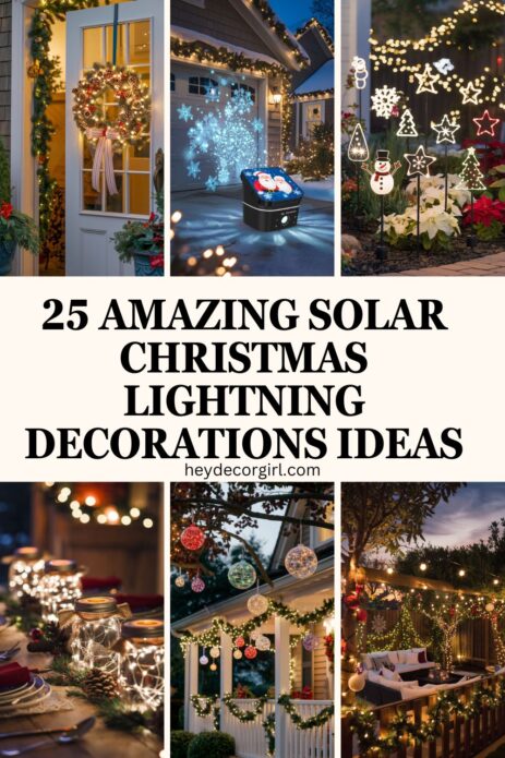 Solar Christmas Lightning Decorations​ Ideas