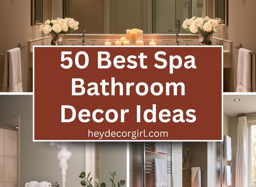 Spa Bathroom Decor​ Ideas