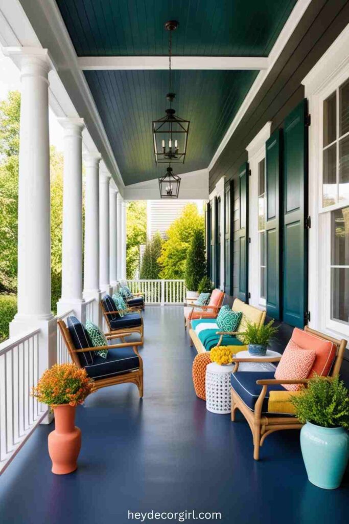 15 Amazing Long Front Porch Decorating Ideas - Hey Decor Girl [Latest ...
