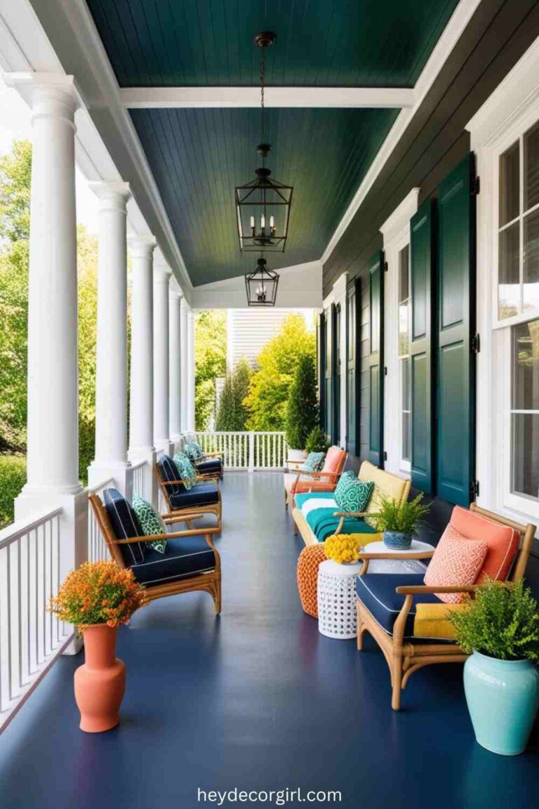 15 Amazing Long Front Porch Decorating Ideas - Hey Decor Girl [Latest ...