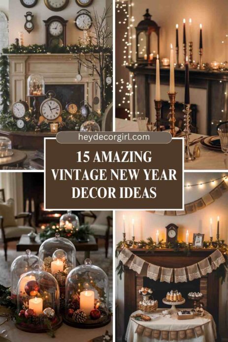 Vintage New Year decor ideas