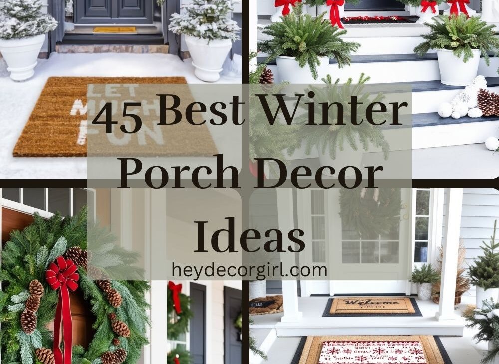 Winter Porch Decor​ Ideas