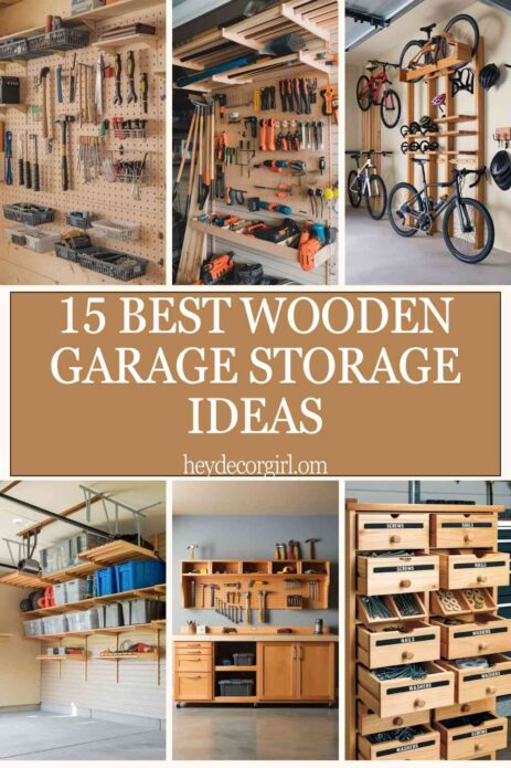 Wooden Garage Storage Ideas