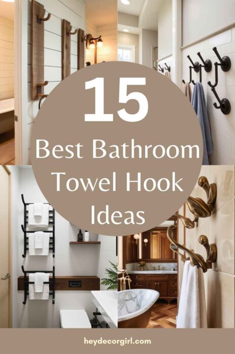 Best Bathroom Towel Hook Ideas