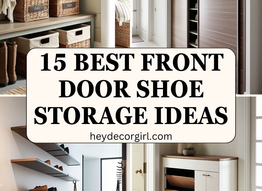 Front Door Shoe Storage Ideas