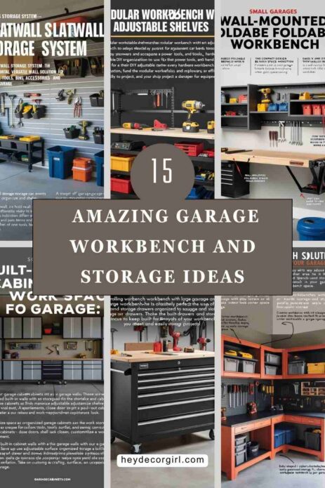 Garage Workbench and Storage Ideas