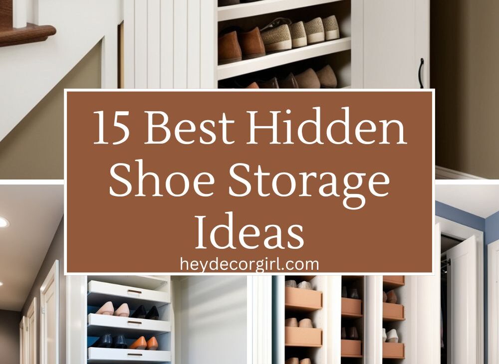 Hidden Shoe Storage Ideas