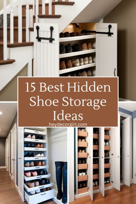 Hidden Shoe Storage Ideas