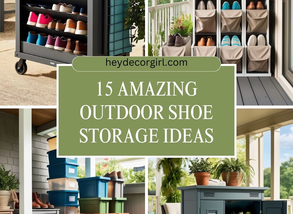 Outdoor Shoe Storage Ideas