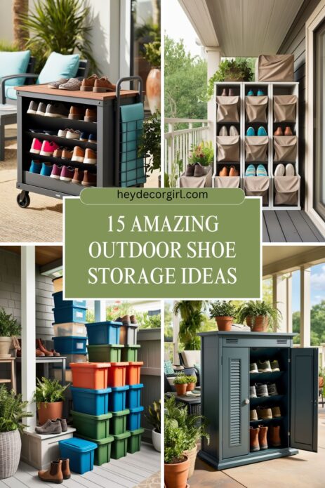 Outdoor Shoe Storage Ideas