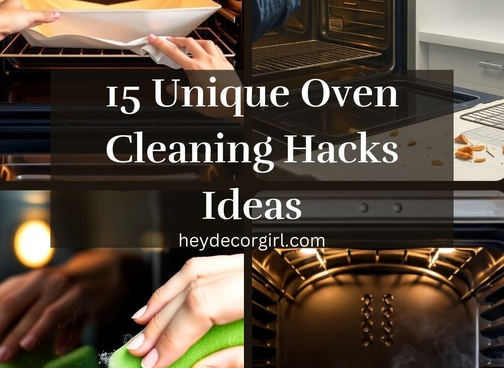 Oven Cleaning Hacks Ideas