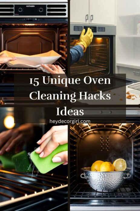 Oven Cleaning Hacks Ideas