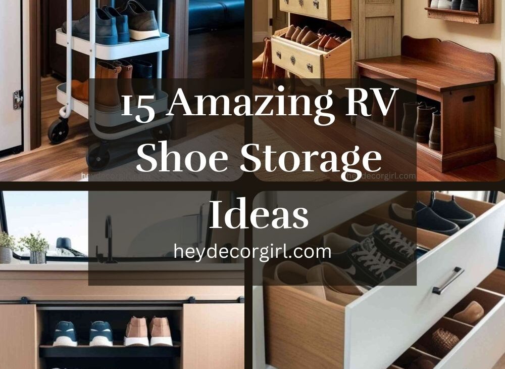 RV Shoe Storage Ideas