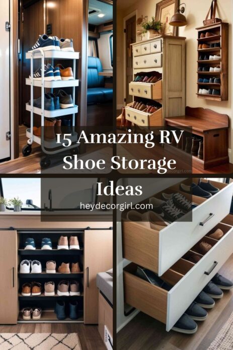 RV Shoe Storage Ideas