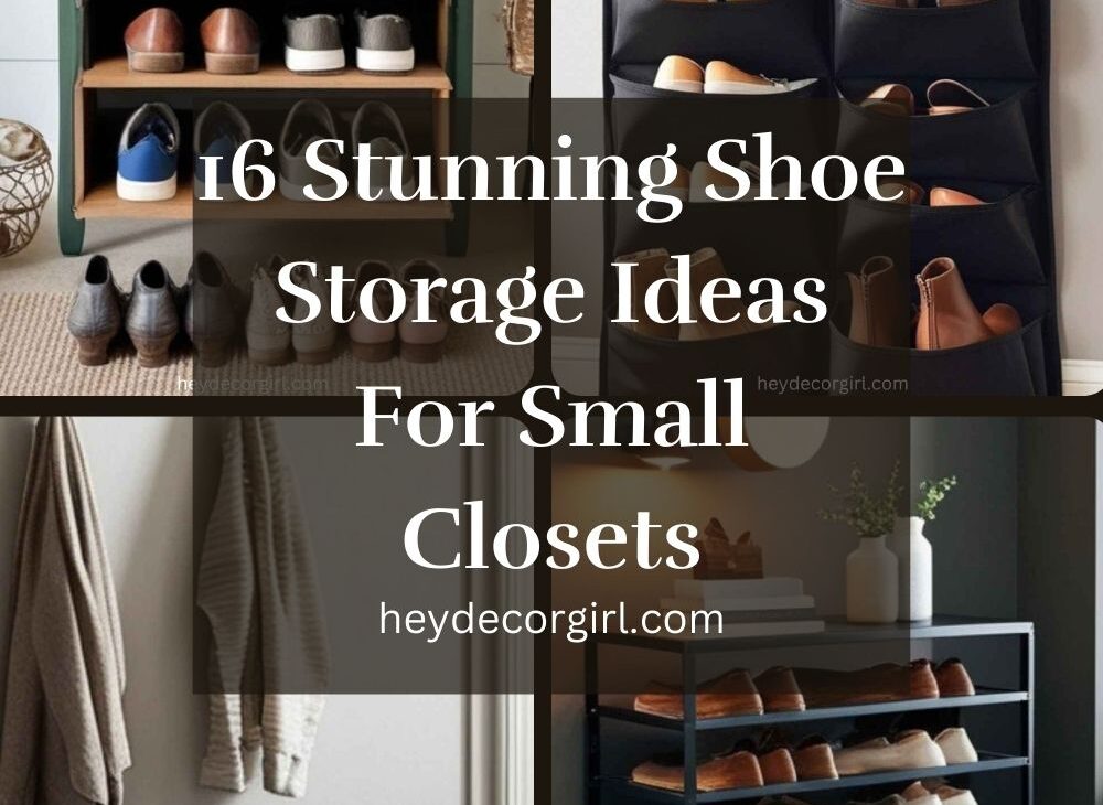 Shoe Storage Ideas For Small Closets