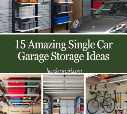 Single Car Garage Storage Ideas