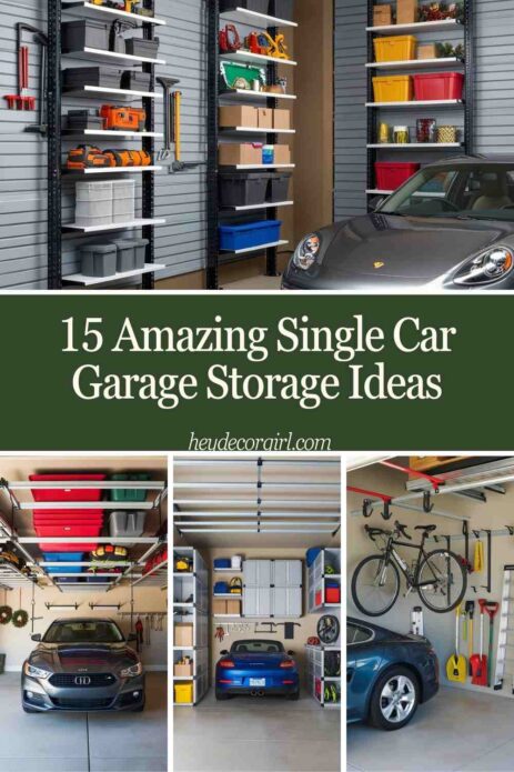 Single Car Garage Storage Ideas