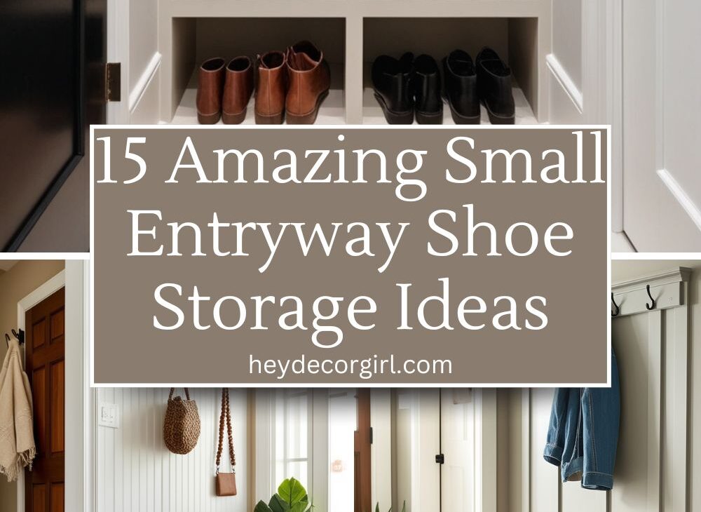 Small Entryway Shoe Storage Ideas