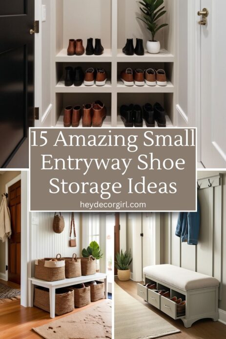 Small Entryway Shoe Storage Ideas