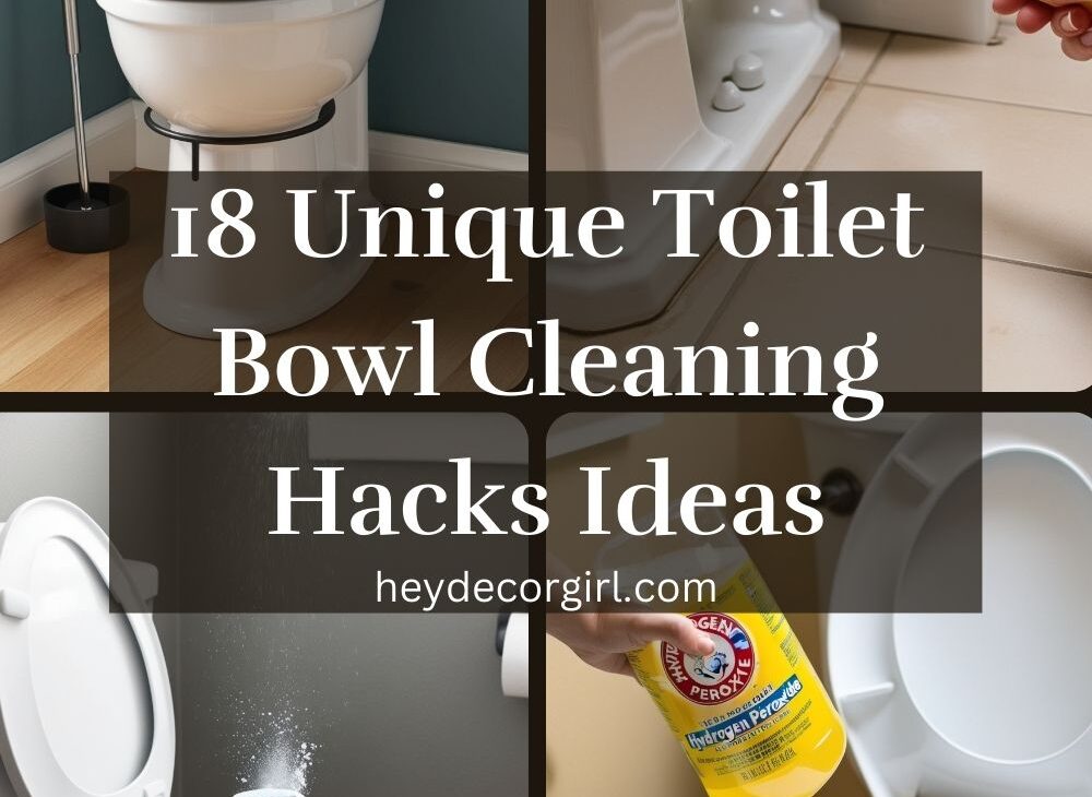 Toilet Bowl Cleaning Hacks Ideas