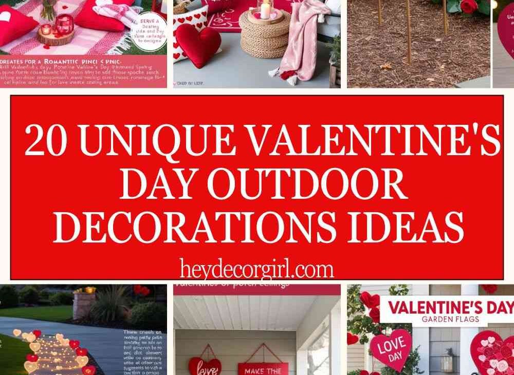 Valentine's Day Outdoor Decorations Ideas